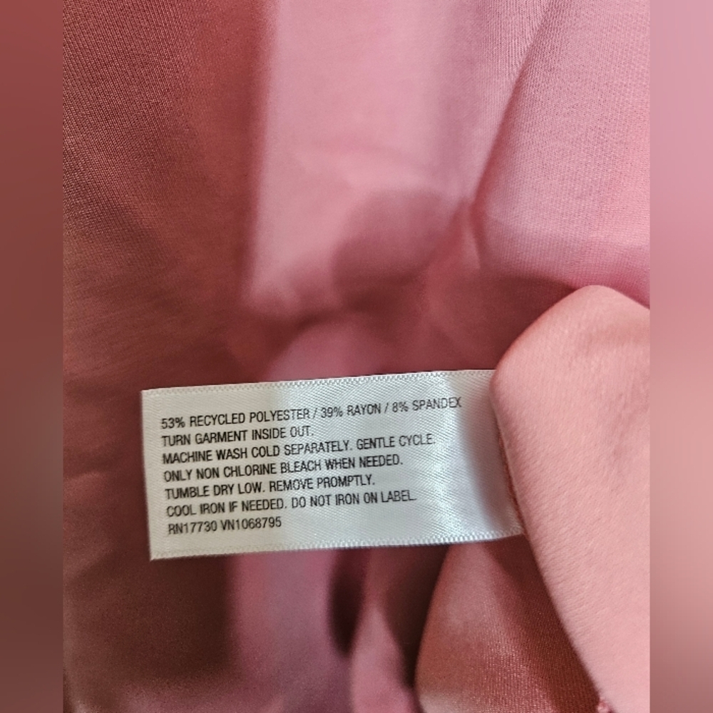 A New Day Women's Athletic Crew Neck Sweatshirt Light Pink - Picture 4 of 5